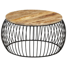 Salontafel 68 cm ruw mangohout