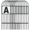 Dressuurletters 12 st staal