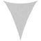 Zonnezeil 5x6x6 m 100% polyester oxford lichtgrijs