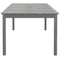 Tuintafel 200x100x75 cm massief acaciahout grijs