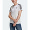 Dames-T-Shirt met Korte Mouwen Adidas 3 stripes Wit Maat 32