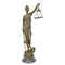 BRONZEN BEELD VAN VROUWE JUSTITIA hoogte 98 cm