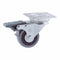 Rueda Afo CR07181 Met remmen Bevestigingsplaat Ø 50 mm Latex rubber