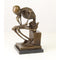 BRONZEN BEELD VAN DE SKELET DENKER
