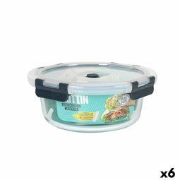 Hermetische Lunchtrommel Quttin Rond 900 ml Ø 18 x 7,5 cm (6 Stuks)