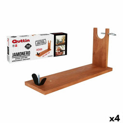 Houten Hamhouder Quttin Quttin Hout (4 Stuks) (49,5 x 15,5 x 25,3 cm)