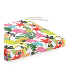 Stoelkussen Belum 0120-404 40 x 5 x 40 cm Blommor