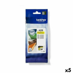 Originele inkt cartridge Brother LC426 Geel (5 Stuks)