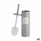 Toiletborstel Beauty Products Wit Grijs Staal Plastic 9,5 x 37,5 x 9,5 cm (12 Stuks)