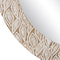 Wandspiegel Wit Kristal Mangohout 76 x 2 x 76 cm