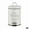 Pedaalemmer Relax Bath Wit Zwart Staal Plastic 3 L (6 Stuks)