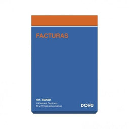 Factuurboek DOHE 50063D 1/4 10 Onderdelen 100 Lakens
