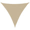Zonnezeil 2x2x2 m 100% polyester oxford beige