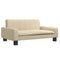 Kinderbank 70x45x30 cm stof crmekleurig
