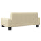 Kinderbank 70x45x30 cm stof crmekleurig
