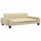 Kinderbank 90x53x30 cm stof crmekleurig