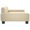 Kinderbank 90x53x30 cm stof crmekleurig