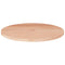 Tafelblad rond 30x1,5 cm onbehandeld massief eikenhout