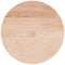 Tafelblad rond 30x1,5 cm onbehandeld massief eikenhout