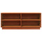 Schoenenkast 110x34x45 cm massief grenenhout wasbruin