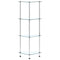 Kastje 4-laags 30x30x100 cm gehard glas transparant