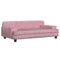 Kinderbank 90x53x30 cm fluweel roze