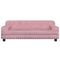 Kinderbank 90x53x30 cm fluweel roze