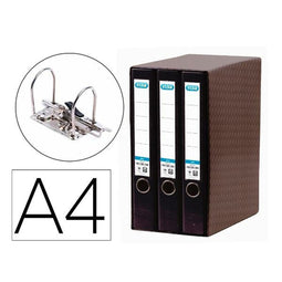 Ringmap Elba 100580060 Zwart A4 3 Stuks