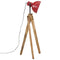 Vloerlamp 25 W E27 45x45x120 cm verweerd rood