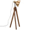 Vloerlamp 25 W E27 45x45x120 cm antiek messingkleurig
