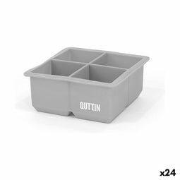 Ijsblokjesvorm Quttin Flexibel Siliconen 10,5 x 10,5 x 5 cm (24 Stuks)