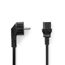 Nedis Stroomkabel | CEGB10000BK30 | Zwart