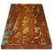 Tafelblad rechthoekig 140x40x3,8 cm massief gerecycled hout