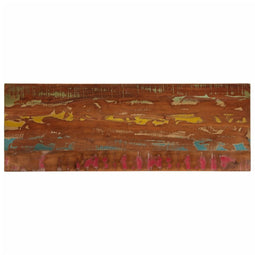 Tafelblad rechthoekig 140x60x3,8 cm massief gerecycled hout