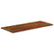 Tafelblad rechthoekig 140x60x3,8 cm massief gerecycled hout