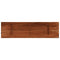 Tafelblad rechthoekig 120x40x3,8 cm massief gerecycled hout