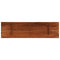Tafelblad rechthoekig 100x40x3,8 cm massief gerecycled hout