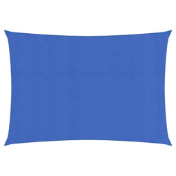 Zonnezeil 160 g/m rechthoekig 3x4,5 m HDPE blauw