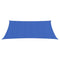 Zonnezeil 160 g/m rechthoekig 3x4,5 m HDPE blauw