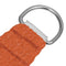 Zonnezeil 160 g/m vierkant 4x4 m HDPE oranje