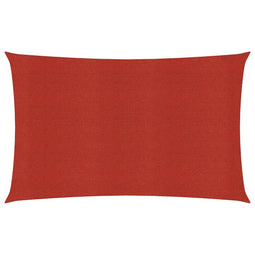 Zonnezeil 160 g/m 4x6 m HDPE rood