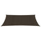 Zonnezeil 160 g/m 5x8 m HDPE bruin