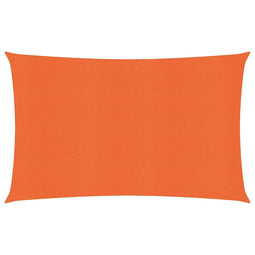 Zonnezeil 160 g/m rechthoekig 3x5 m HDPE oranje