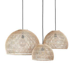 Originele Home Lampenkap Globe Natuurlijk - Set van 3