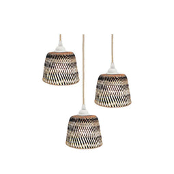 OPJET Lampenkappen Life Zwart Gevlochten Set Van 3 klein
