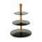 Planken Cirkelvormig 30 x 40 cm Zwart Hout Raad van bestuur (8 Stuks)