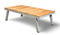Yoi - Furago coffee table 134,5x74,5 cm aluminium salix/ teak