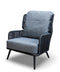 Yoi - Tsubasa lounge chair aluminium black/rope black/panther black