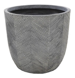 MCollections - Iowa Egg Pot Washed Grey D45H43