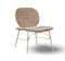 Max&Luuk - Ferron lage fauteuil linen incl. kussen light grey
